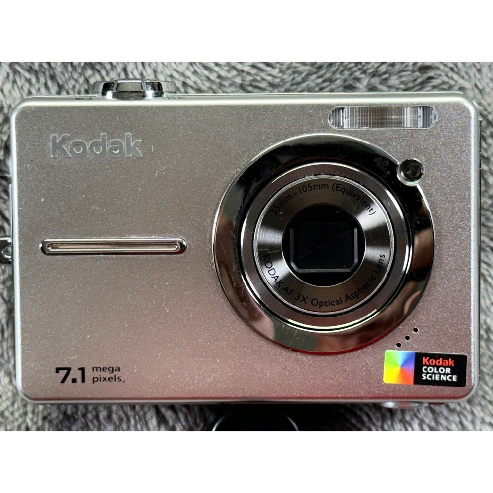 Kodak EasyShare C763 Silver 7.1MP Digital Camera 3X Optical Zoom AF Lens